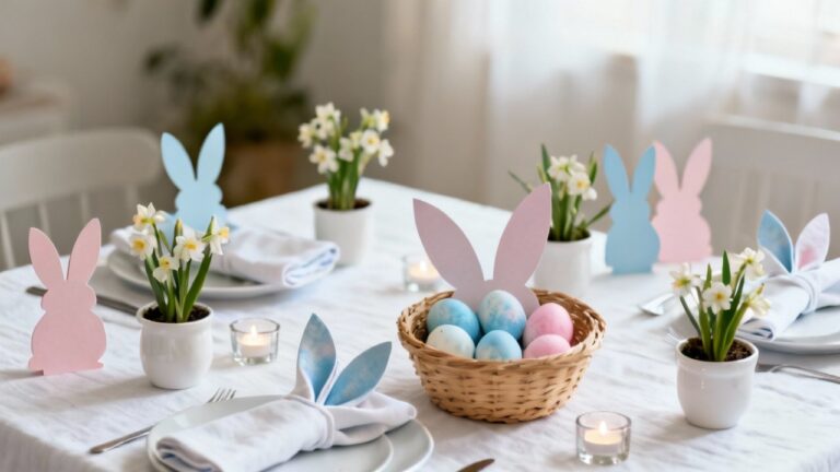 30 Easy Easter Table Decorations You Can Make Quickly