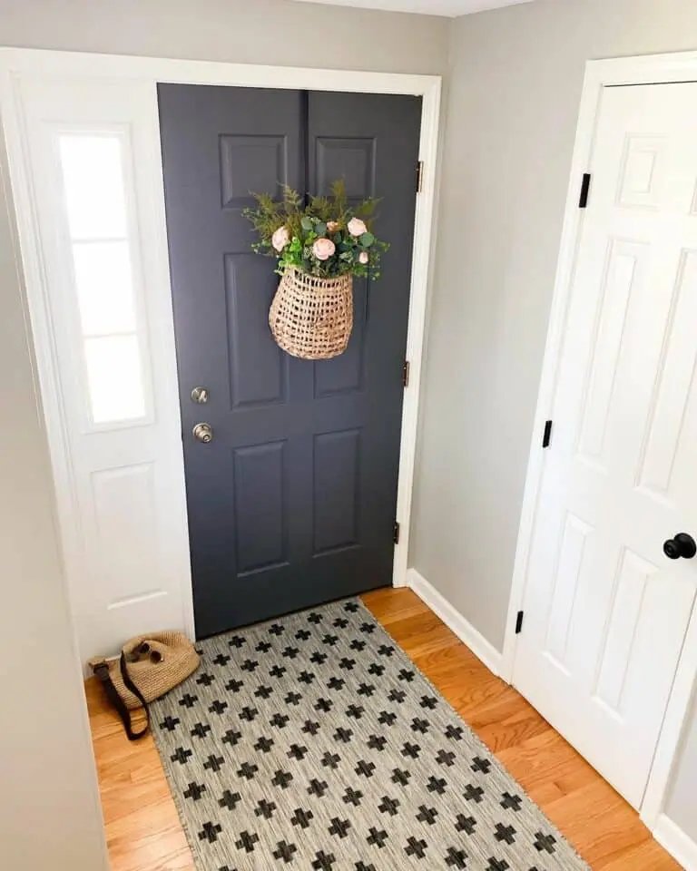 Black Door Floral Basket