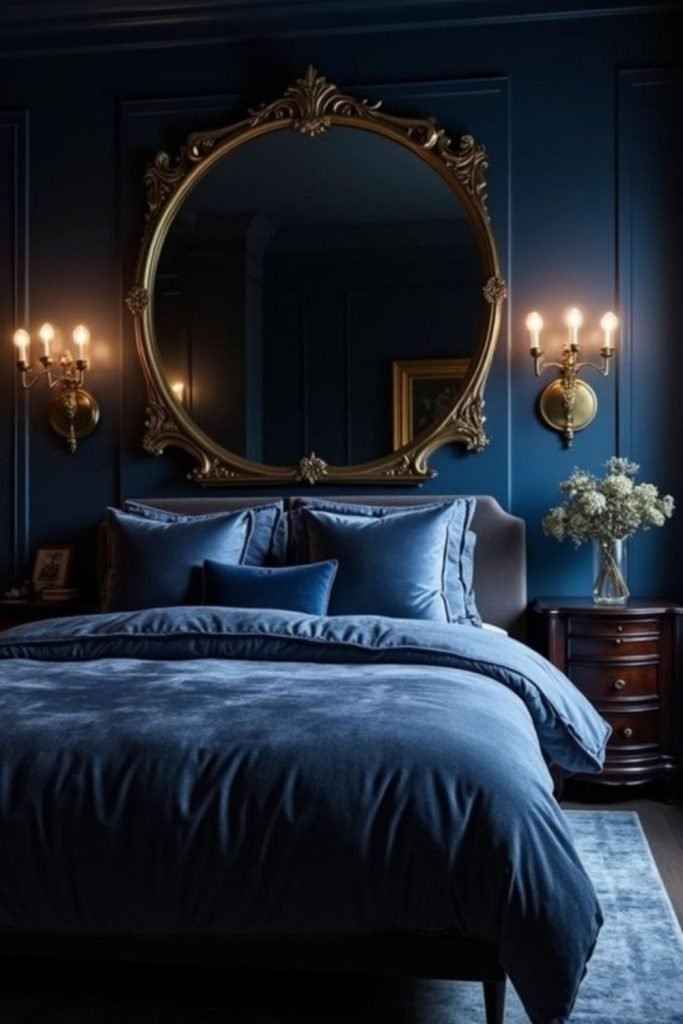 Blue Velvet Bedroom