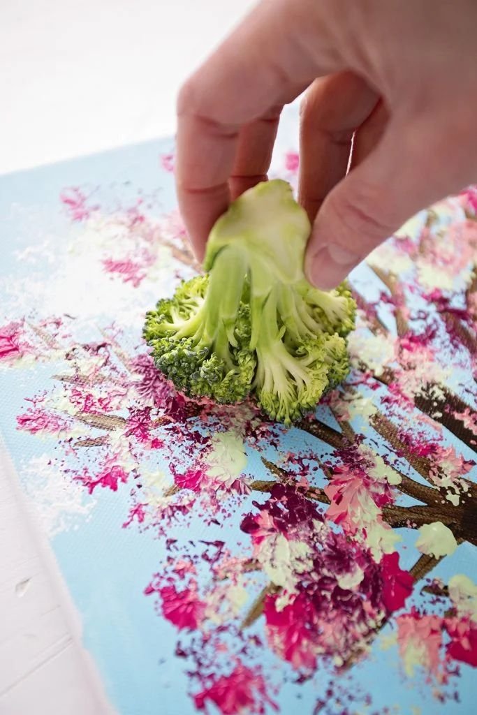 Broccoli Paint Brushes