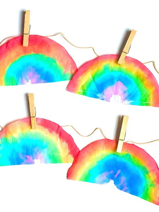 Coffee Filter Rainbows