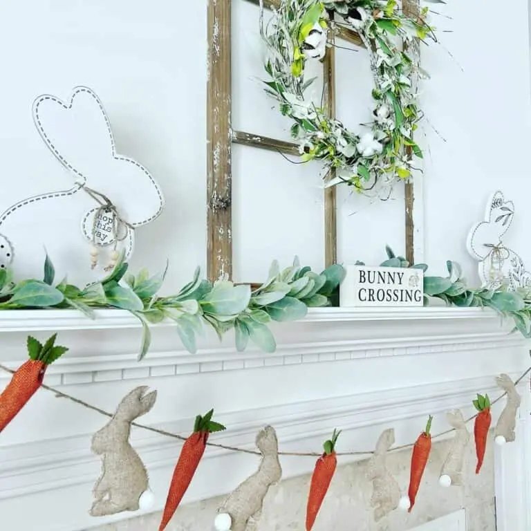 Easter Cottage Mantel