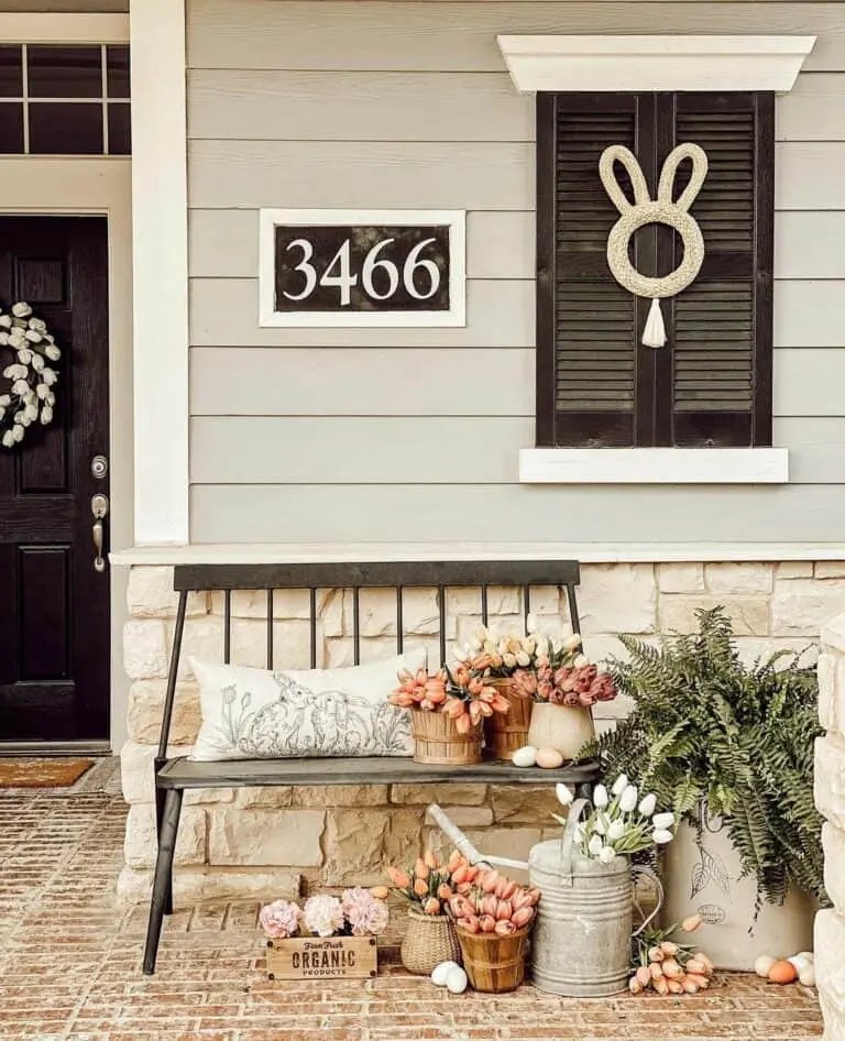 Easter Porch Wreaths