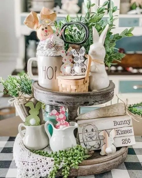 Easter Tiered Tray