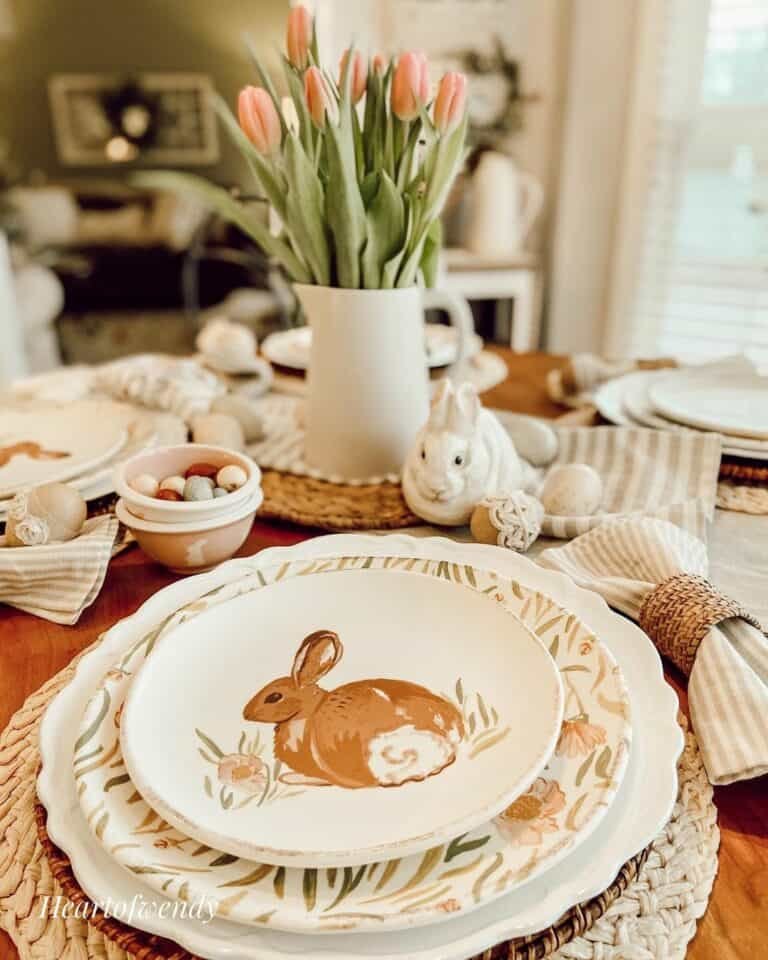 Layered Easter Plates
