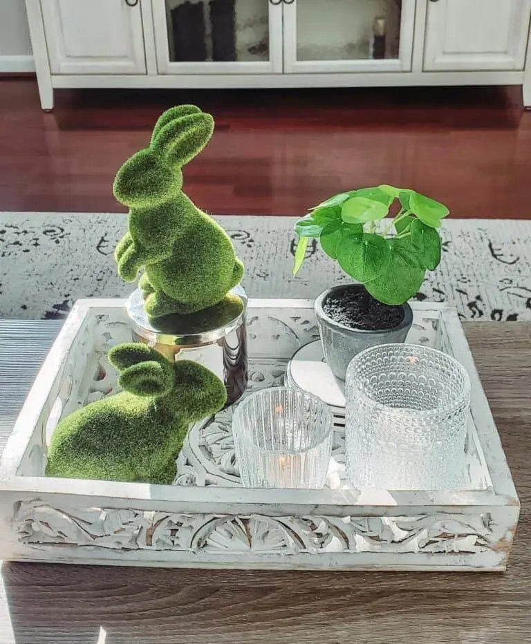 Mossy Rabbit Centerpiece