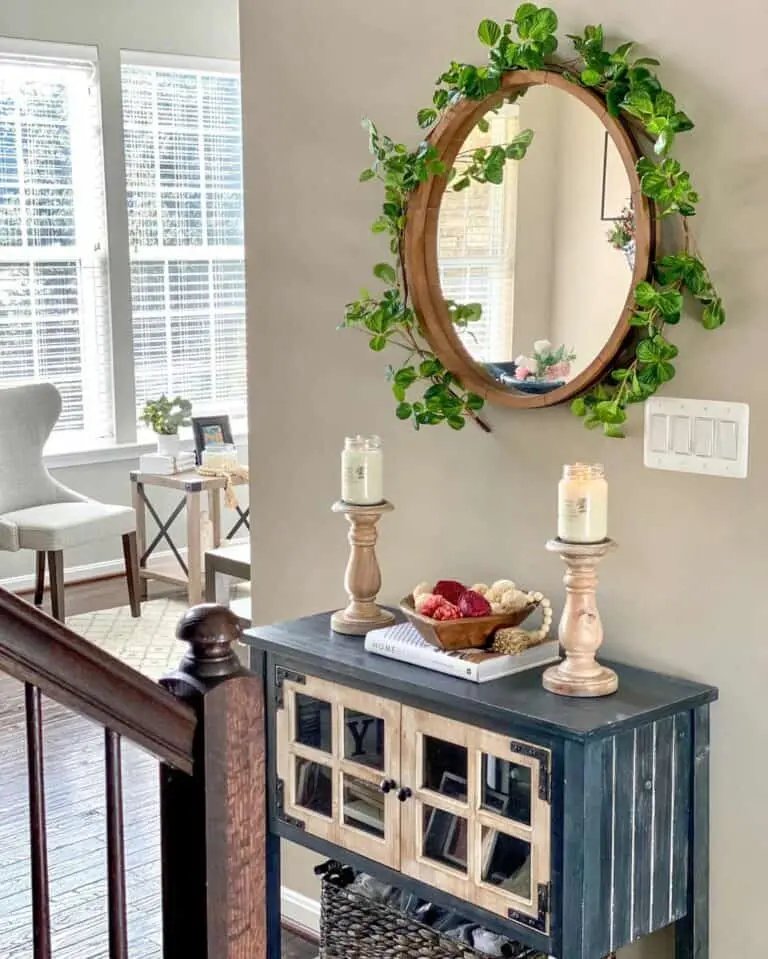 Oval Mirror Garland