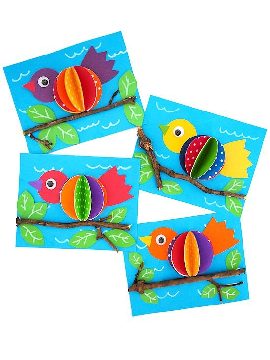 Paper Branch Birds