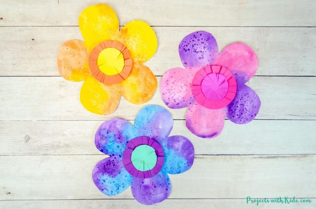 Paper Flower Painting