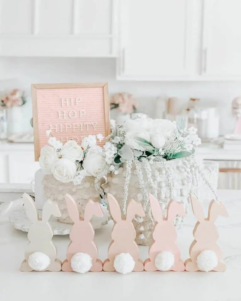 Pink Bunny Ornaments