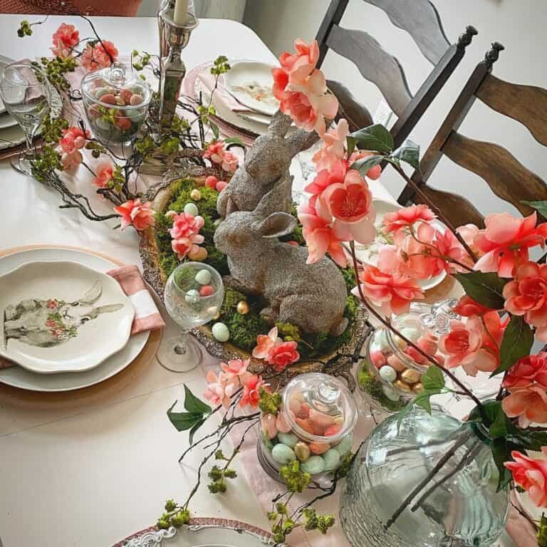 Pink Easter Centerpiece