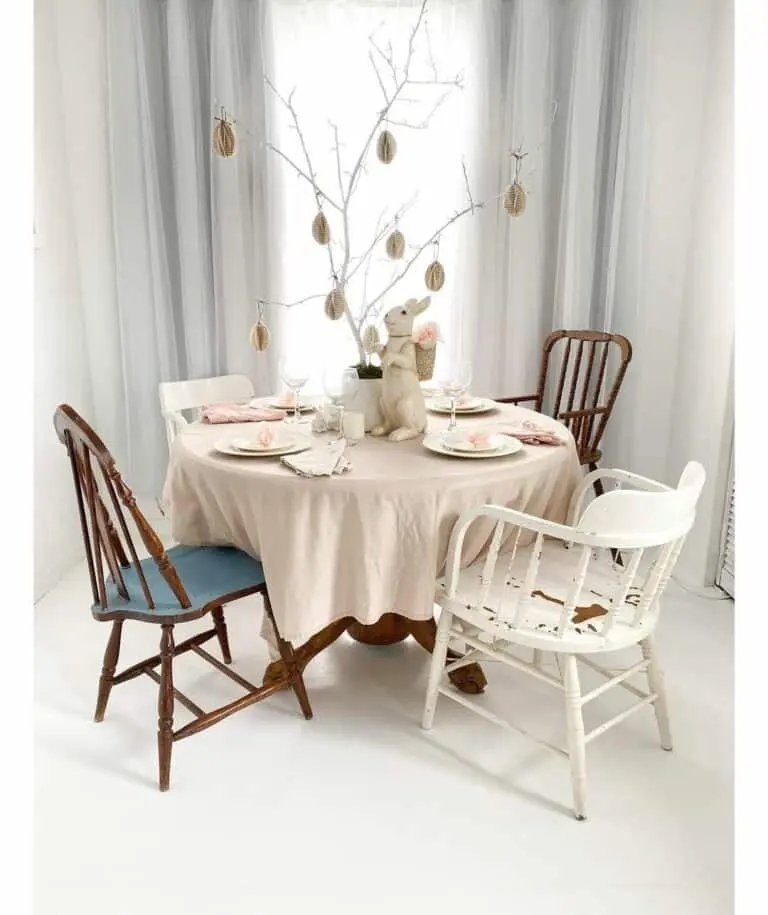 Round Table Rabbit Centerpiece