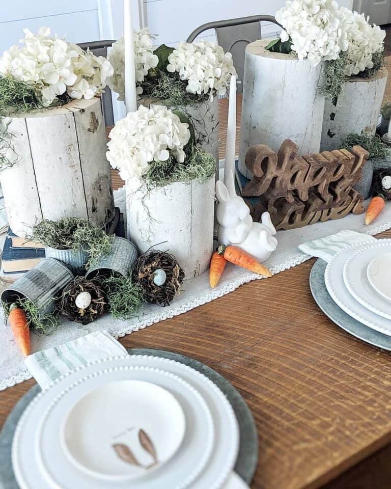Rustic White Table