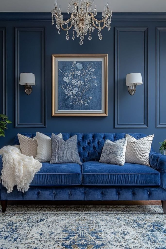 Sapphire Velvet Seating