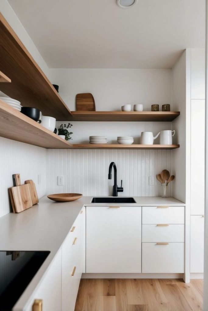 Scandinavian White Cabinets
