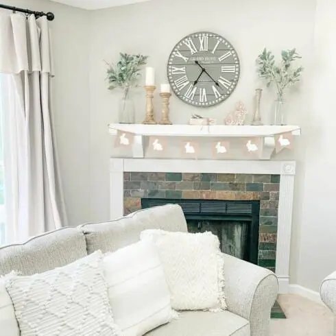 Spring Mantel Display