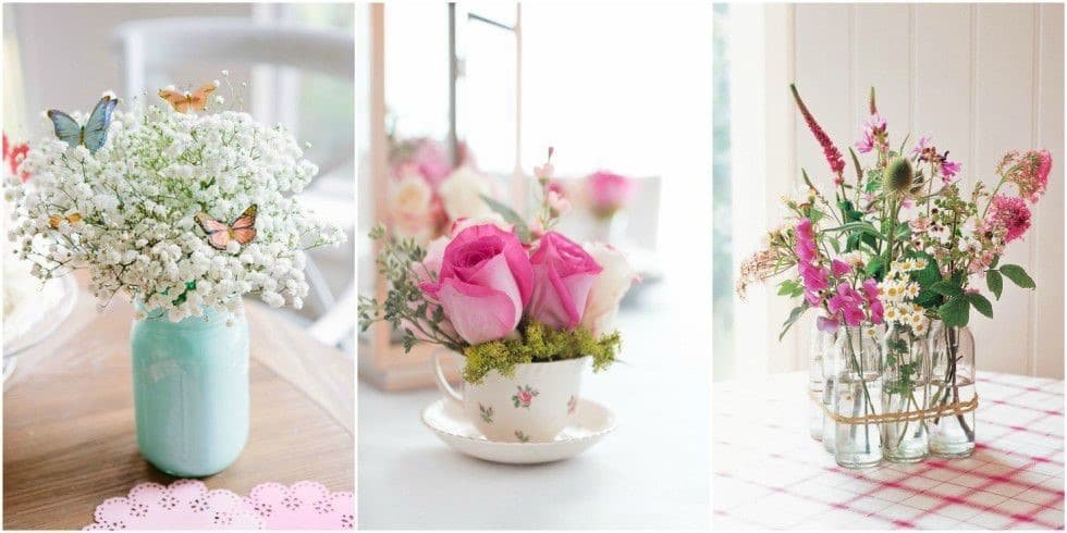 Teacup Flower Displays