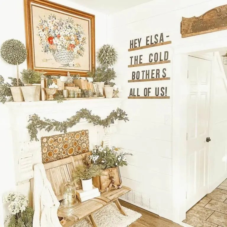 Vintage Mantel Display