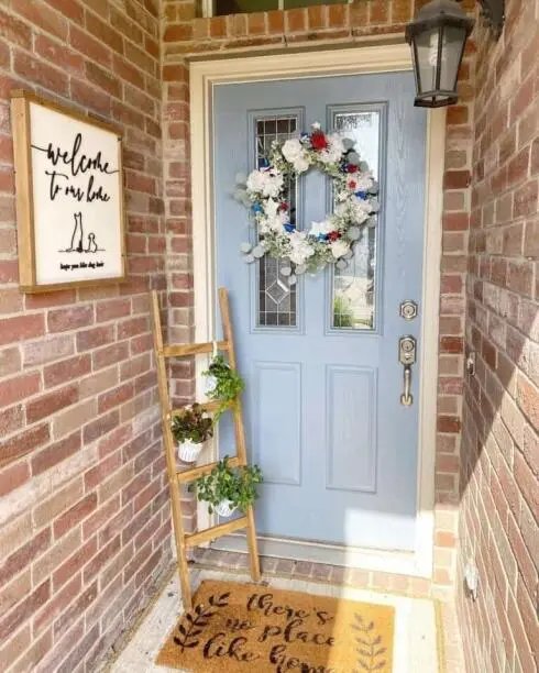 White Ladder Planter