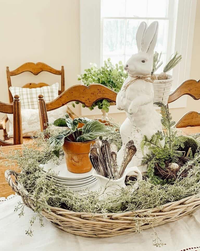 White Rabbit Centerpiece