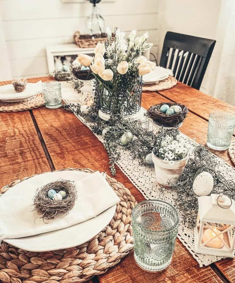 White Runner Farmhouse Style