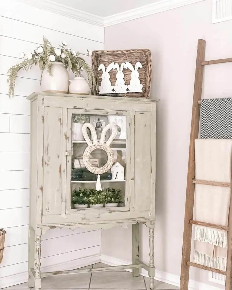 White Shiplap Corner