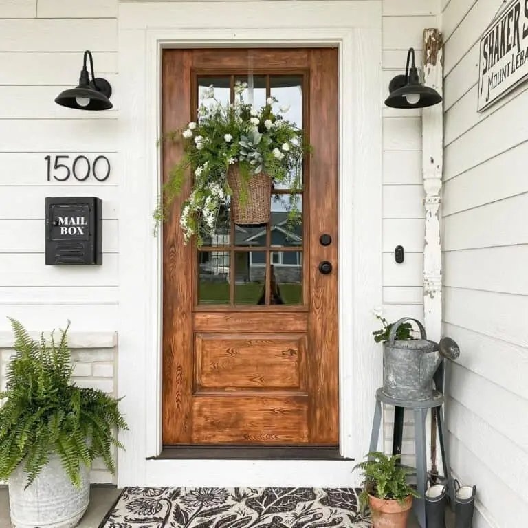 Wicker Flower Basket