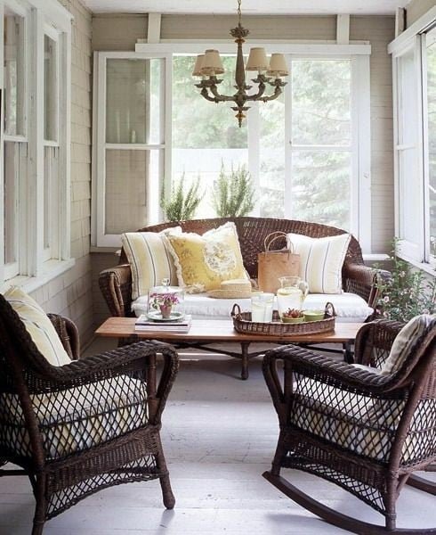 Wicker Porch Sofas