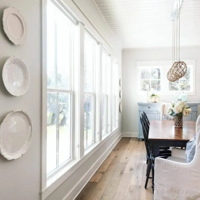 Wood Floor Dining Room