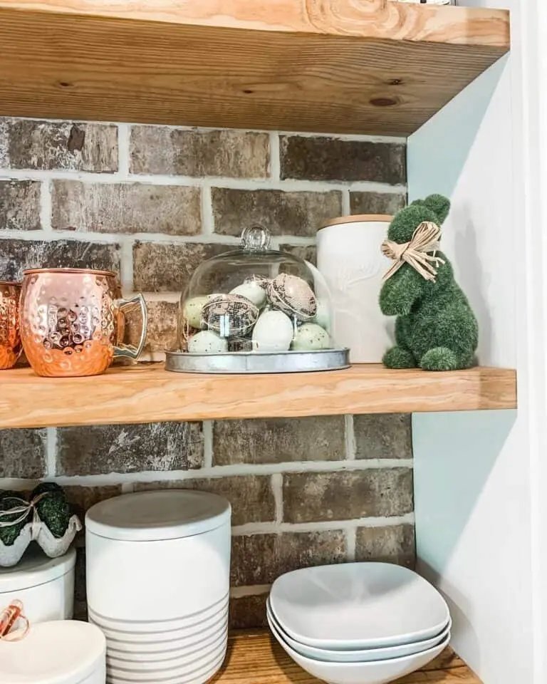 Wooden Shelf Styling