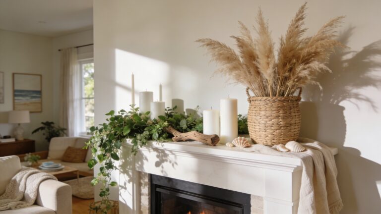 28 Summer Fireplace Decorating Ideas to Warm Up Your Home