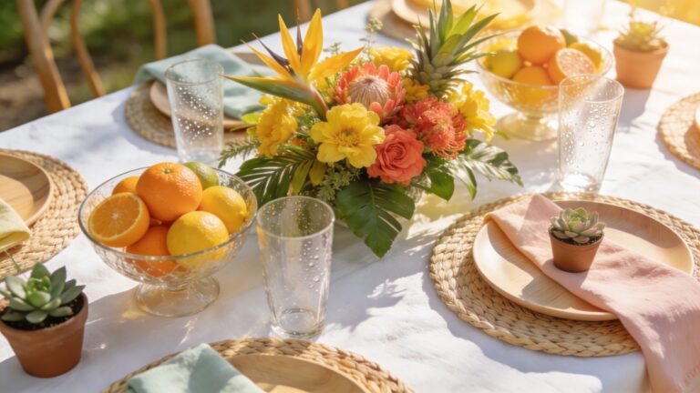 29 Summer Table Decor Ideas to Brighten Your Space