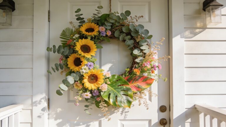 35 Lovely Summer Wreath Ideas for Your Front Door