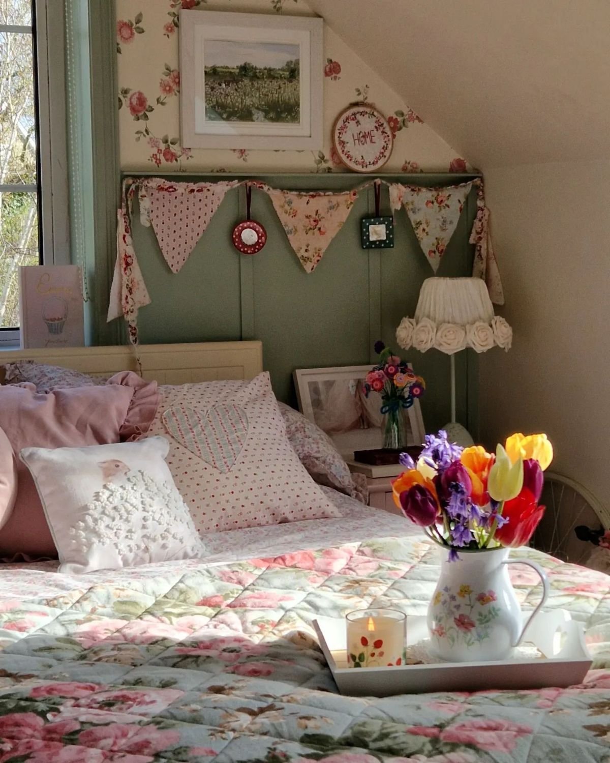 Bedside Tray Storage