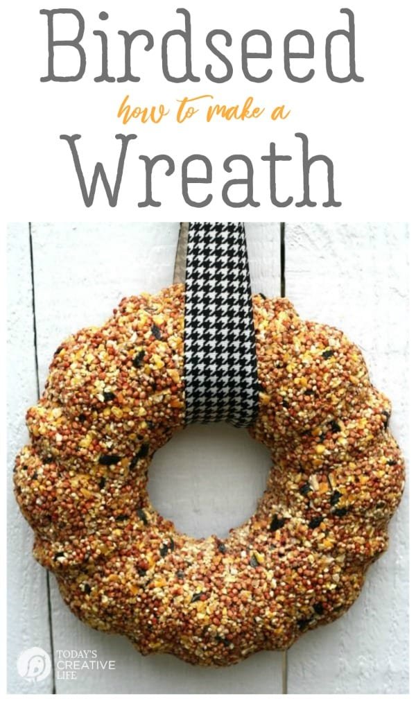 Birdseed Wreath Feeder