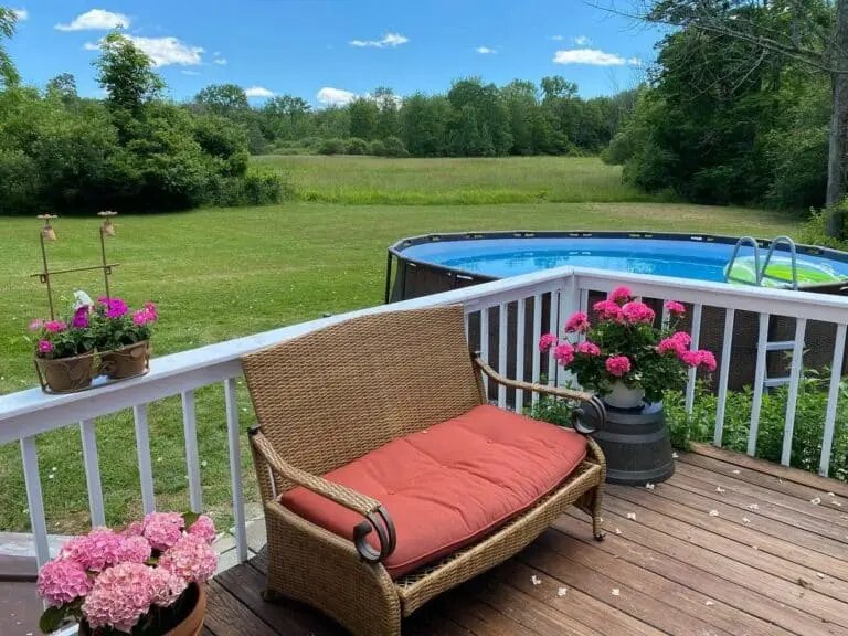 Black Above-Ground Pool