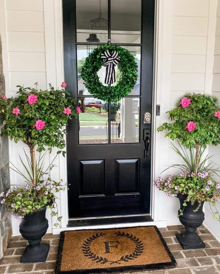 Black Door Planters