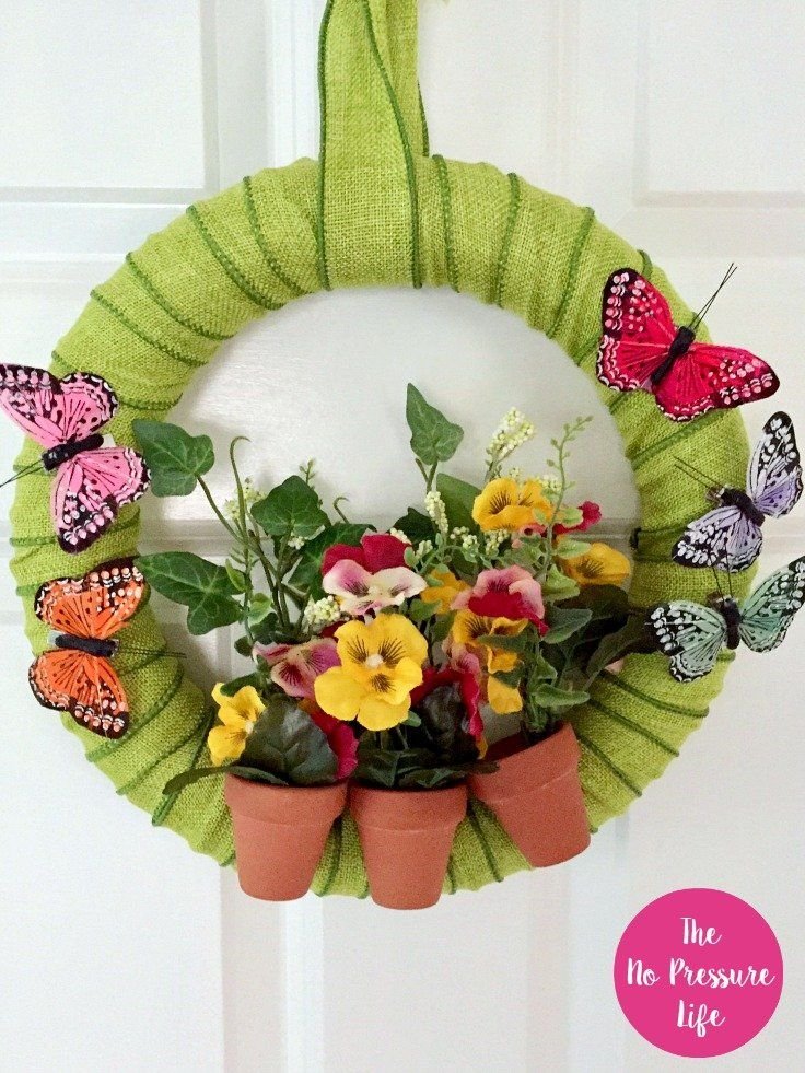 Bright Green Burlap Ribbon