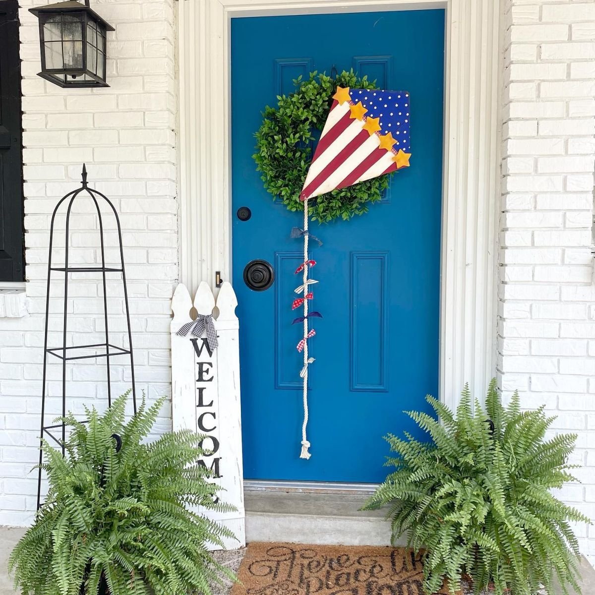 Chalky Farmhouse Welcome Sign