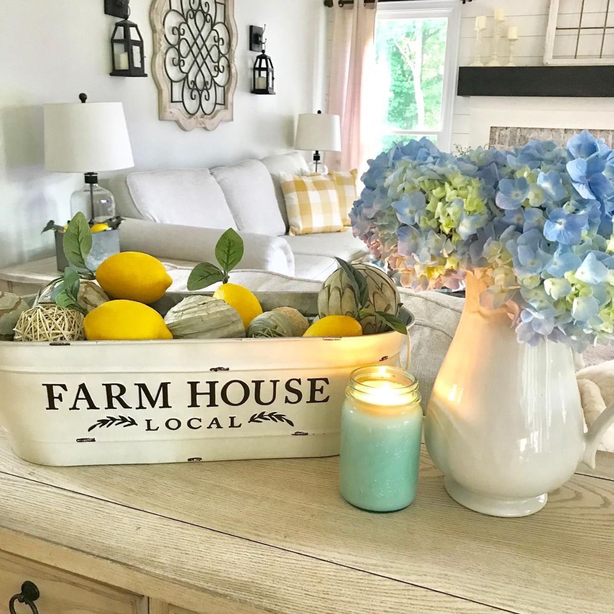 Chipped Tin Fruit Bowl