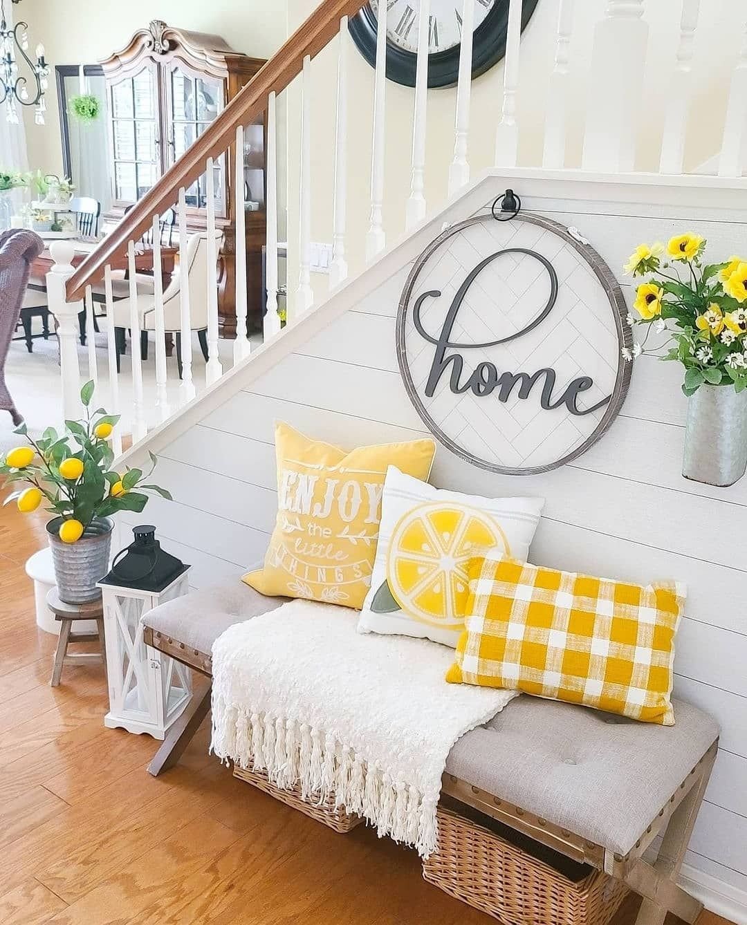 Farmhouse entry decor