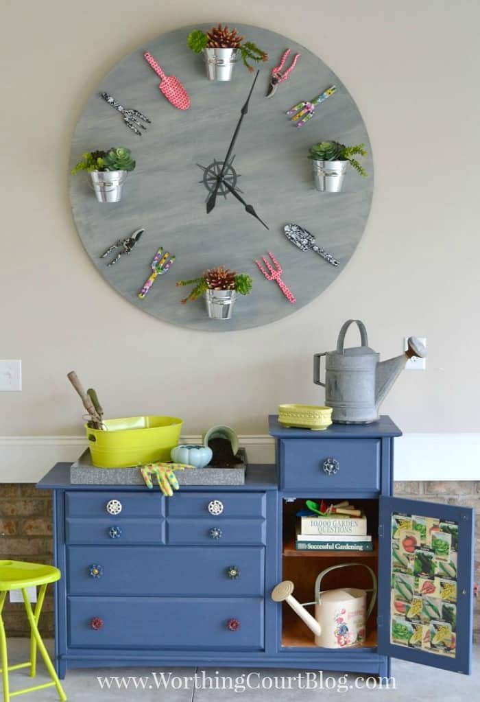Faux Outdoor Clock