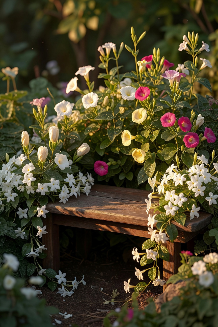 Fragrant Evening Bloom Corner