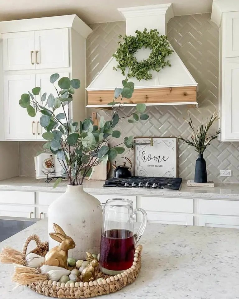 Gold Rabbit Figurines