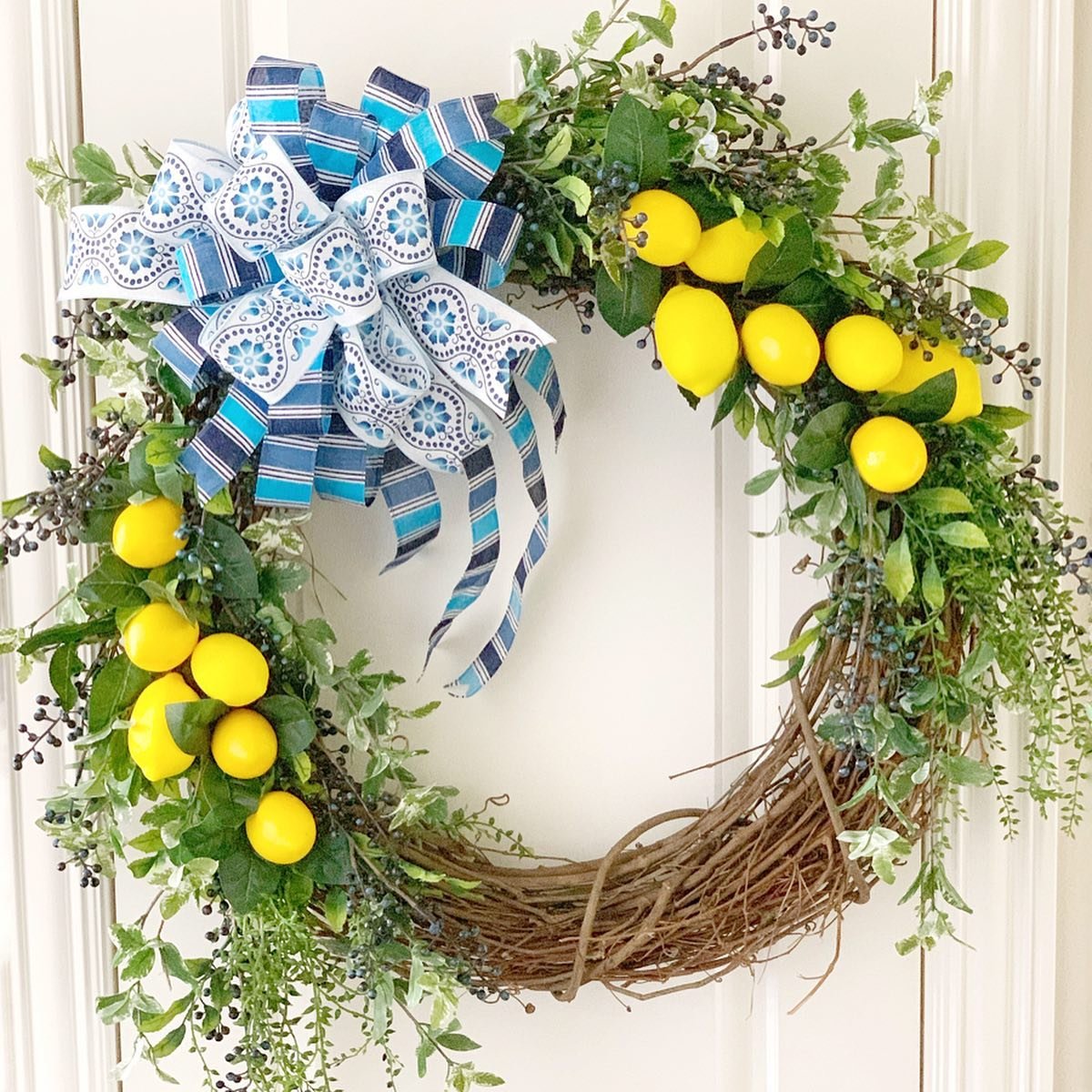 Lemon Foliage Wreath