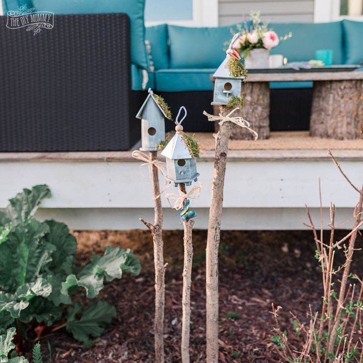 Mini Birdhouse Decor