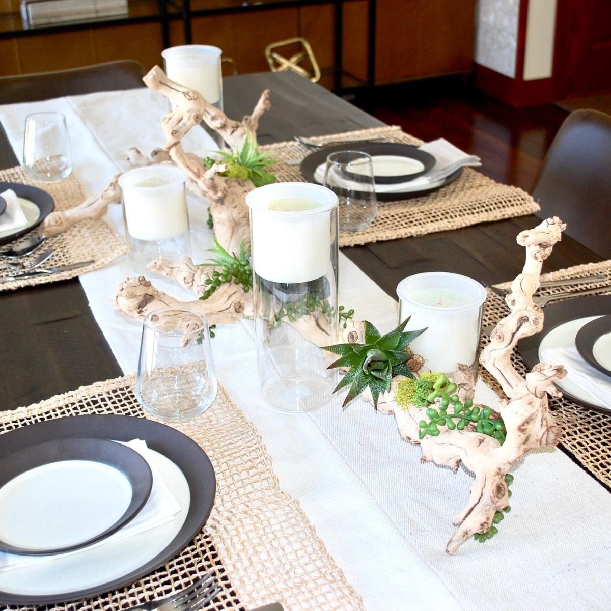 Natural Greenery Centerpiece