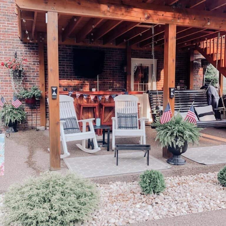 Patriotic Porch Bar