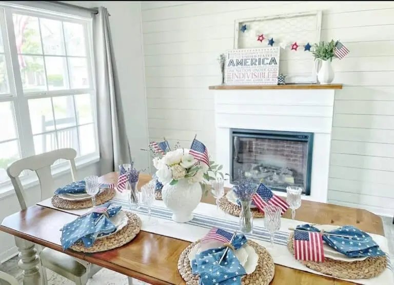 Red White Blue Runner