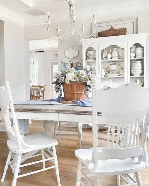 Rustic White Dining